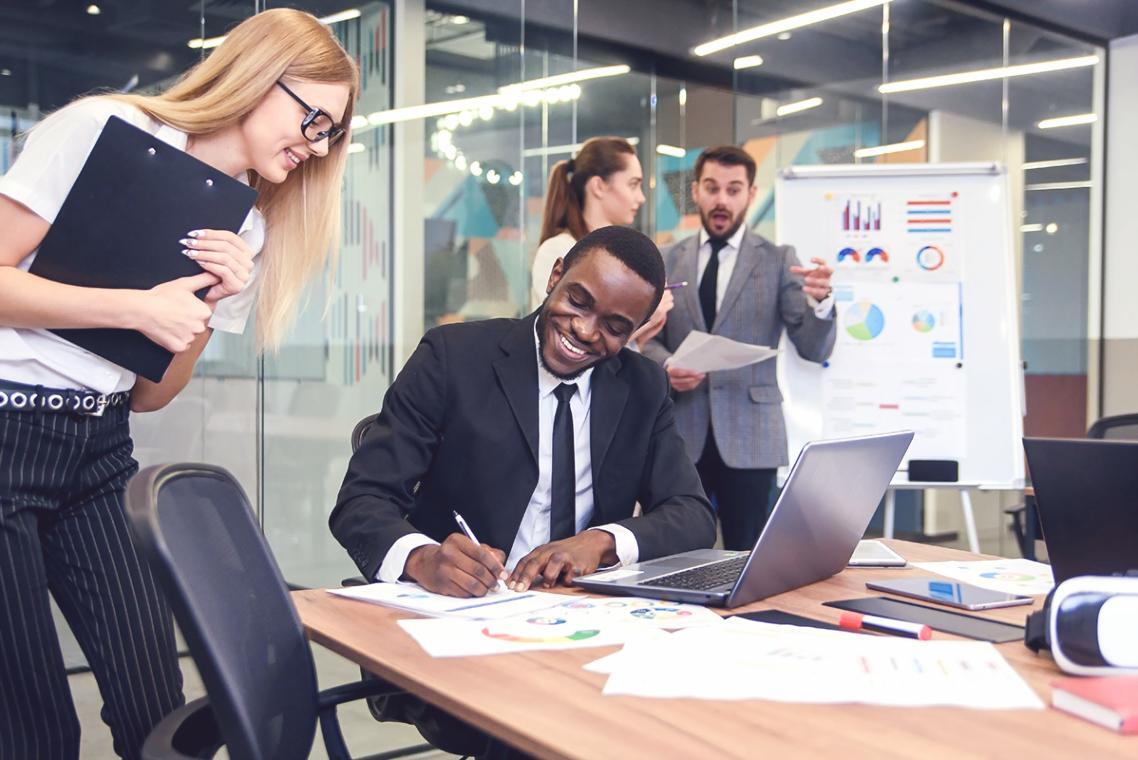 Interactive workshop environment demonstrating practical skill application