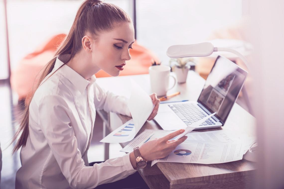 Professional workspace showing application of learned concepts